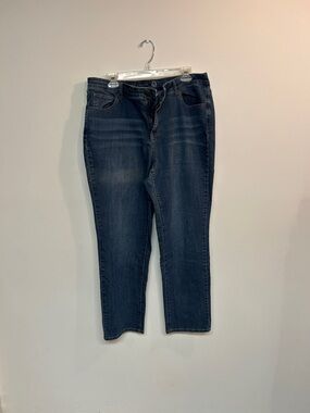 Medium Blue Straight Leg Jeans